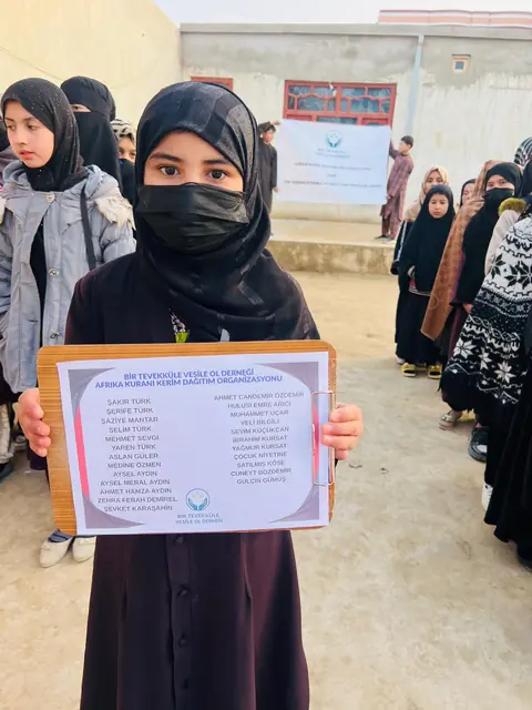Afganistan Mushaf dağıtımı saha çalışması